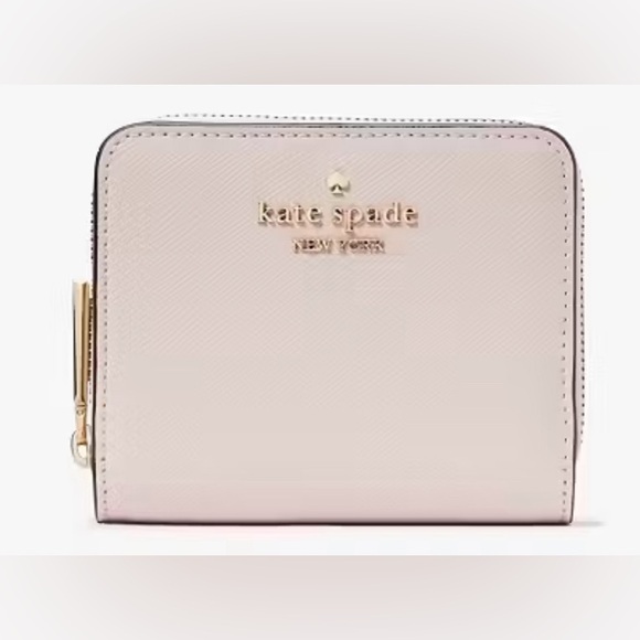 Wallet Kate Spade Boxed Madison Strawberry Garden Small Zip Around Bifold Wallet - Picture 4 of 14